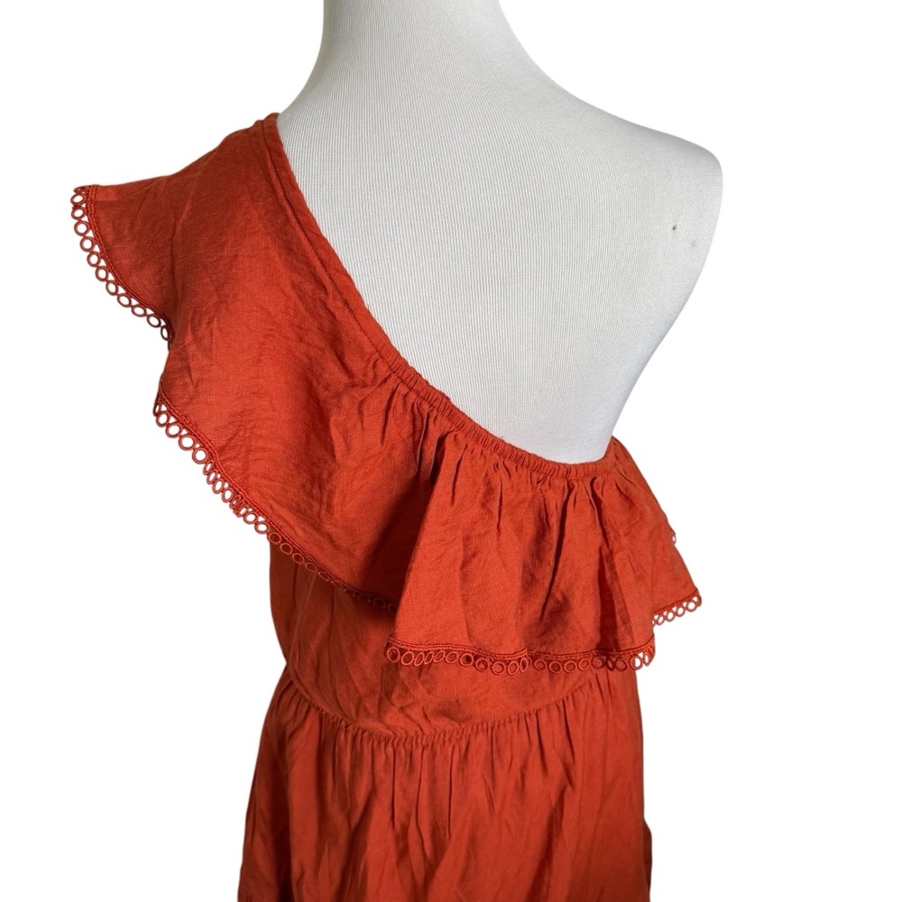 Bar ||| One Shoulder Ruffle Dress - Picture 6 of 11